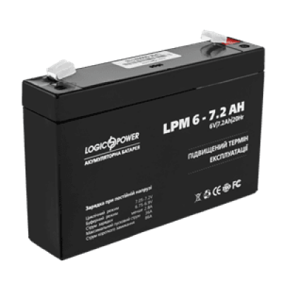 Аккумулятор AGM LogicPower LPM 6-7,2 AH
