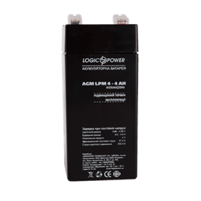 Акумулятор AGM LogicPower LPM 4V-4 AH
