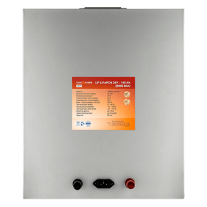 Аккумулятор Lifepo4 24V-180 AH (BMS 80A) металл