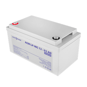 Акумулятор AGM LogicPower LP-MG 12-65 AH SILVER