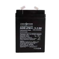 Акумулятор AGM LogicPower LPM 6-5,2 AH