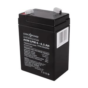 Акумулятор AGM LogicPower LPM 6-4,5 AH