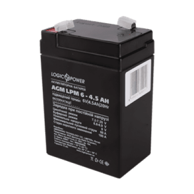 Аккумулятор AGM LogicPower LPM 6-4,5 AH