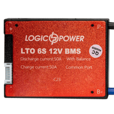 BMS плата LTO 12V 6S 50A симметрия