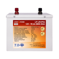 Акумулятор Lifepo4 12V-90 AH (BMS 80A/40A) метал