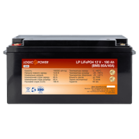 Акумулятор Lifepo4 12V-180 AH (BMS 80A/40А)