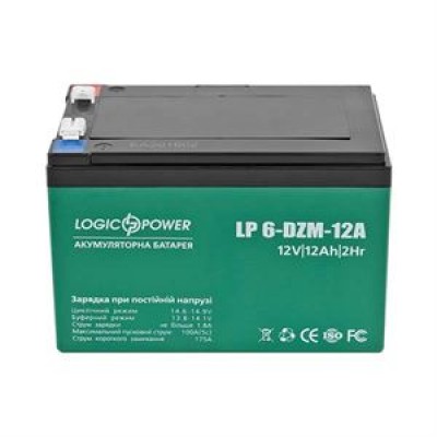 Аккумулятор LOGICPOWER AGM DMZ LP 12V, 12AH