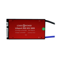 BMS плата LP LiFePO4 60V 20S 60A симметрия