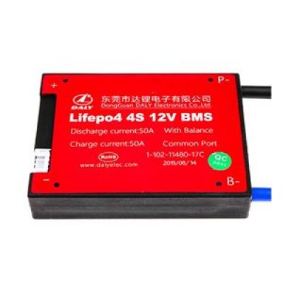 BMS плата LifePo4 12V 4S 50A