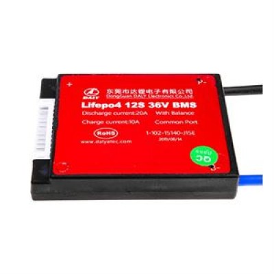 BMS плата LifePo4 36V 12S Dis 20A Ch10A