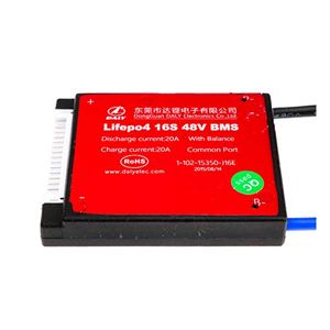 BMS плата LifePo4 48V 16S 20A