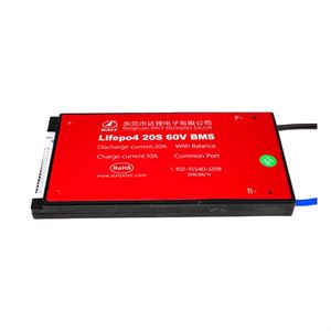 BMS плата LifePo4 60V 20S Dis 20A Ch10A
