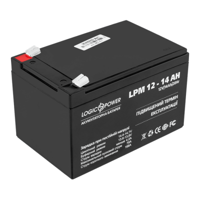 Аккумулятор кислотный AGM LogicPower LPM 12 - 14 AH