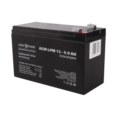 Аккумулятор кислотный AGM LogicPower LPM 12 - 9,0 AH