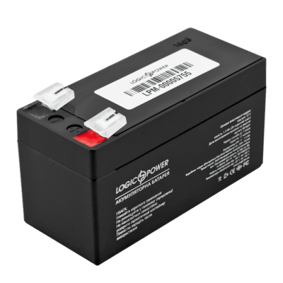 Аккумулятор кислотный AGM LogicPower LPM 12 - 1,3 AH