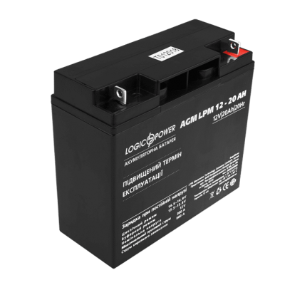 Аккумулятор кислотный AGM LogicPower LPM 12 - 20 AH