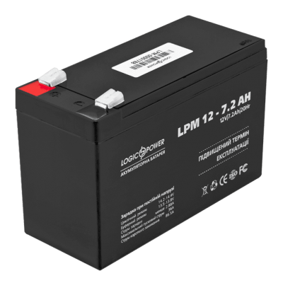 Акумулятор AGM LogicPower LPM 12-7,2 AH