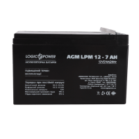 Аккумулятор кислотный AGM LogicPower LPM 12 - 7,0 AH