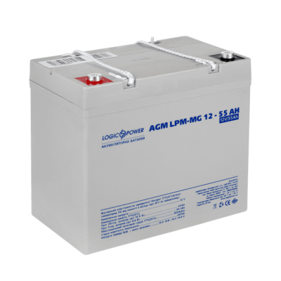 Аккумулятор мультигелевый AGM LogicPower LPM-MG 12 - 55 AH