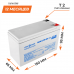 Акумулятор мультигелевий AGM LogicPower LPM-MG 12-7,2 AH