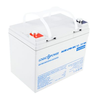 Аккумулятор AGM LogicPower LPM-MG 12-33 AH