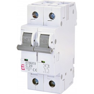 Автоматичний вимикач ETIMAT 6 2p C20 002143517