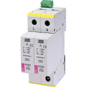Обмежувач перенапруги ETITEC C T2 275/20 2+0 RC 002440398