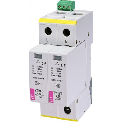 Обмежувач перенапруги ETITEC C T2 275/20 2+0 RC 002440398