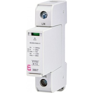 Обмежувач перенапруги ETITEC M T12 300/7 1+0 002440500