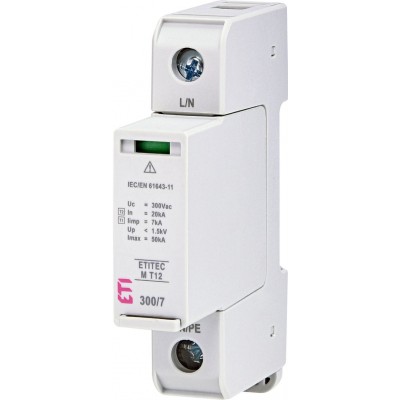 Обмежувач перенапруги ETITEC M T12 300/7 1+0 002440500