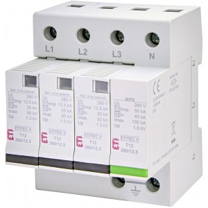 Обмежувач перенапруги ETITEC V T12 280/12,5 3+1 002442908