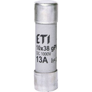 Плавка вставка (запобіжник) CH10x38 gPV 13A/1000V DC 002625078