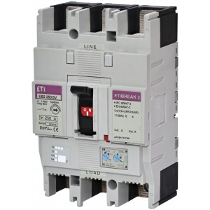 Промисл. автоматичн. вимикач EB2 250/3V 250A 3p 1100V 004671378