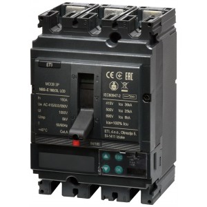 Промисл. автоматичн. вимикач NBS-E 160/3L LCD 160A 3P 004673061