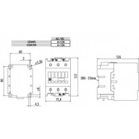 Контактор CEM95.00-24V-DC 004651200