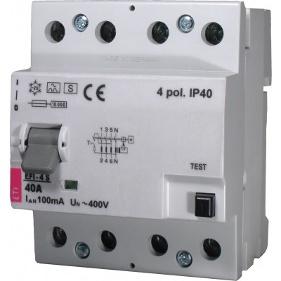 Диф.реле (ПЗВ) EFI-4 40 0,3 S ETI 859443410 Не виготовляється