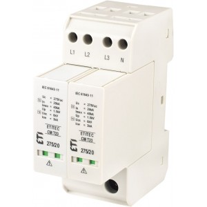 Обмежувач перенапруги ETITEC CM T23 275/20 3+1 RC 002440657