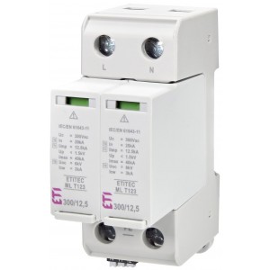Обмежувач перенапруги ETITEC ML T123 300/12,5 1+1 RC 002440670