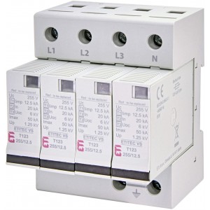 Обмежувач перенапруги ETITEC VS T12 255/12,5 4+0 002442924