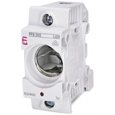 Корпус запобіжника PFB D02 1p LED 002510022