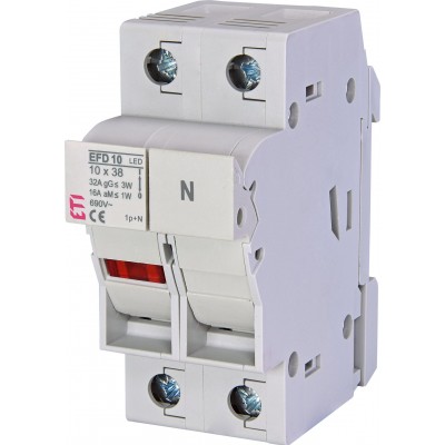 Разъединитель предохранителей EFD 10 1p+N LED AD 002540312