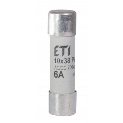 Плавка вставка (запобіжник) CH10x38 gR 6A/700V AC/DC 002625019