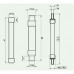 Плавка вставка (запобіжник) CH10x85 IN gPV 12A/1500V 002626308