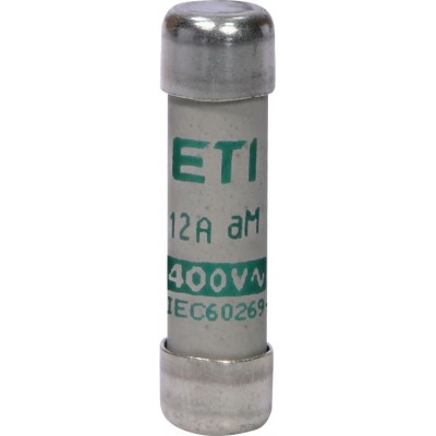 Плавка вставка (запобіжник) CH8x32 aM 12A/400V 002652006