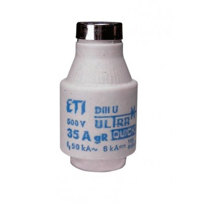 Плавка вставка (запобіжник) DIII UQ gR 50A/500V 004323002