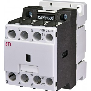 Контактор конденсаторний CEM2,5CK.01-230V-50Hz 004643803