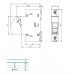 Корпус запобіжника EFH 10 DC 2p LED 002540213