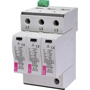 Обмежувач перенапруги ETITEC B T12 275/12,5 3+0 RC 002440322 Не виготовляється