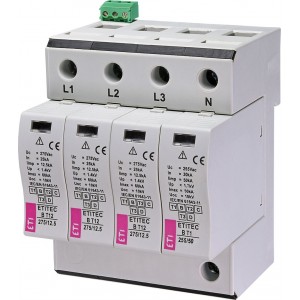 Обмежувач перенапруги ETITEC B T12 275/12,5 3+1 RC 002440332 Не виготовляється