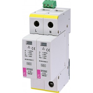 Обмежувач перенапруги ETITEC C T2 440/20 2+0 RC 002440410